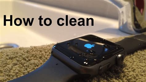 apple watch cleaning guide.